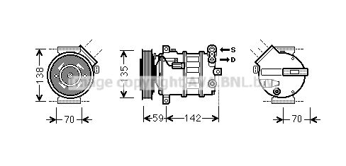 AVA QUALITY COOLING Kompresors, Gaisa kond. sistēma ALK131